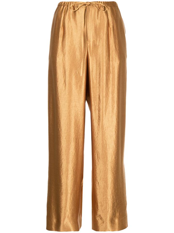 Estnation Wide Leg Trousers - Yellow & Orange