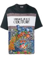 Versace Jeans Couture Barocco Print T-shirt - Black