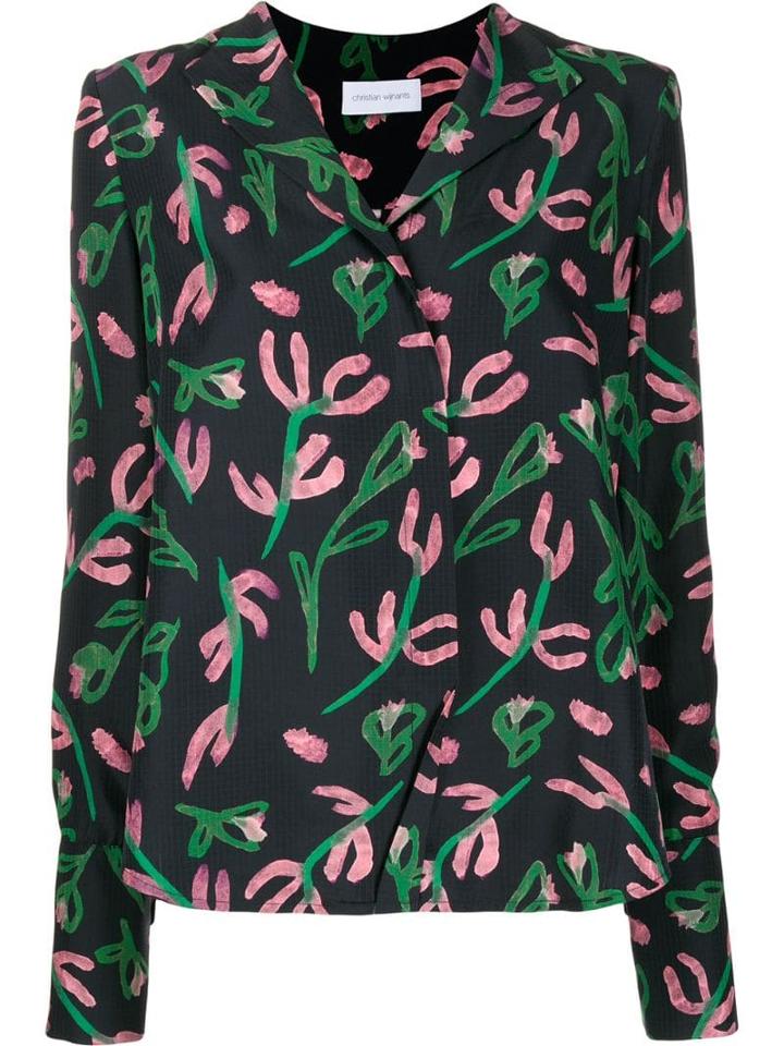 Christian Wijnants Floral Print Blouse - Black