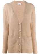 3.1 Phillip Lim Faux Pearl Button Cardigan - Neutrals