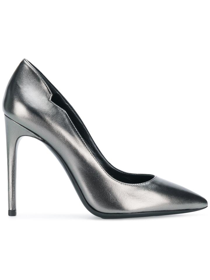 Pollini Stiletto Pump - Metallic