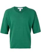 Comme Des Garçons Shirt - Cropped T-shirt - Men - Cotton/linen/flax/ramie - M, Green, Cotton/linen/flax/ramie