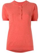 Humanoid Caf Polo Top, Women's, Size: Small, Yellow/orange, Cotton/spandex/elastane