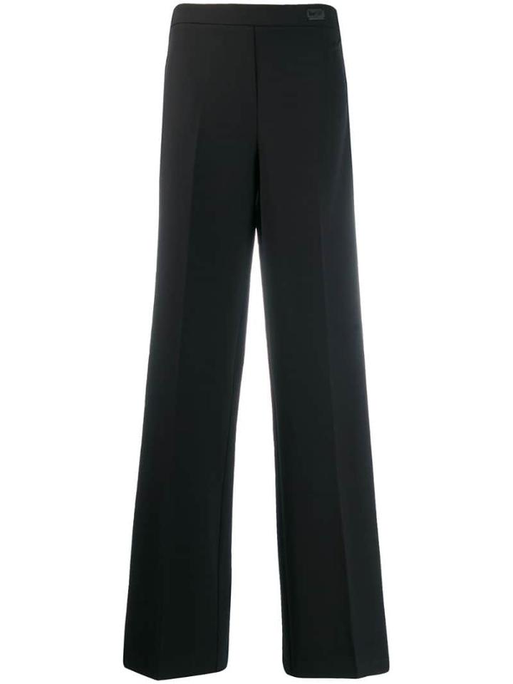 Be Blumarine Wide-leg Trousers - Black