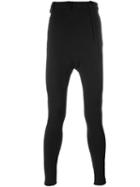 Thom Krom Ribbed Drop-crotch Trousers, Men's, Size: Medium, Black, Cotton