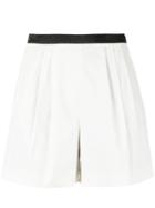 Sonia By Sonia Rykiel Contrast Waistband Shorts - White