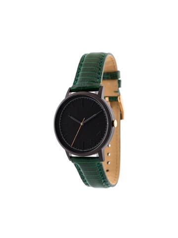 Forty Five Ten X Fossil Black Dial Watch, Adult Unisex, Green