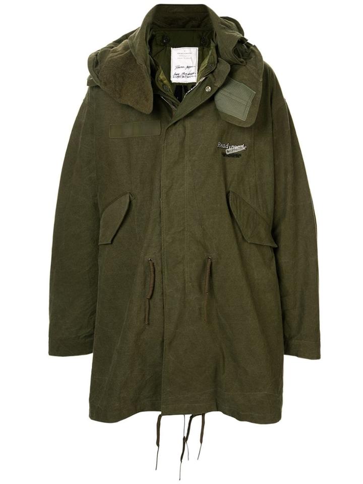 Readymade Oversized Parka Coat - Green