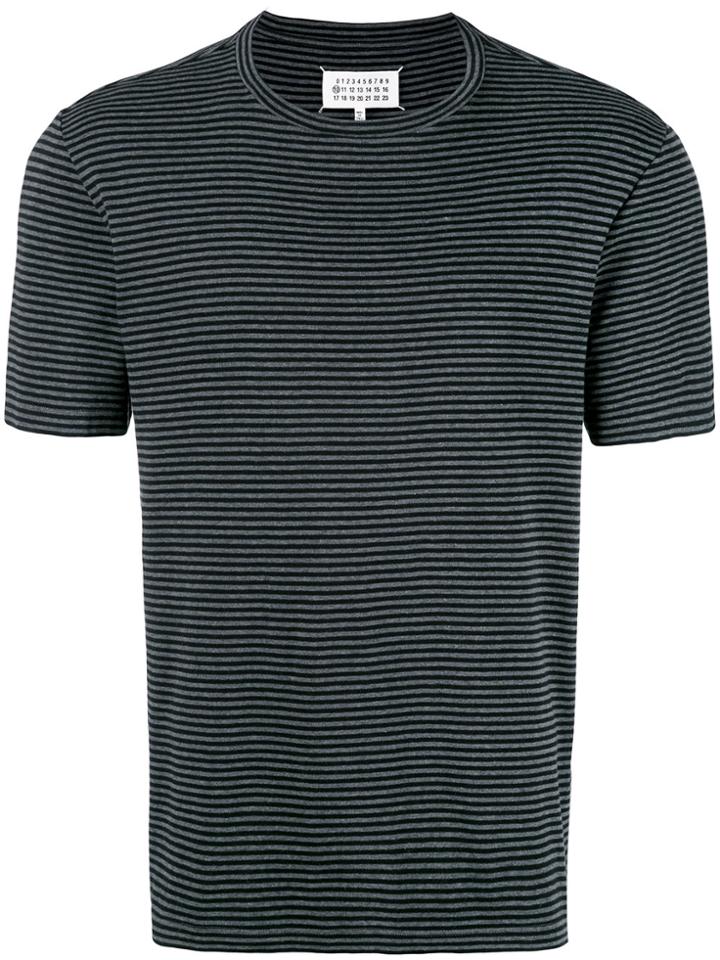 Maison Margiela Striped T-shirt - Black