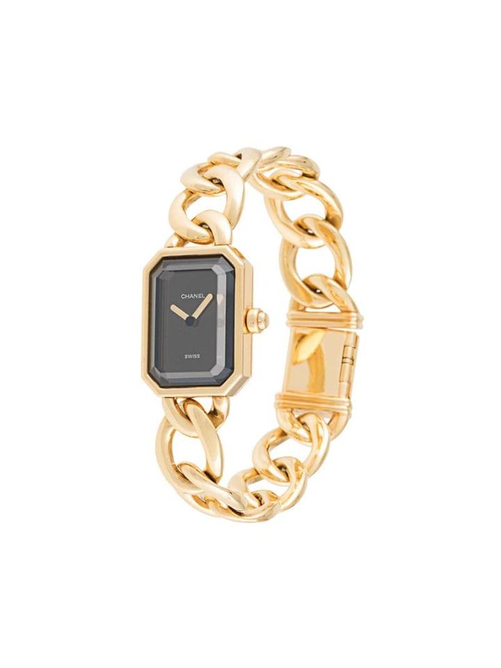 Chanel Pre-owned 18kt Premiere Gold Chain Wristwatch