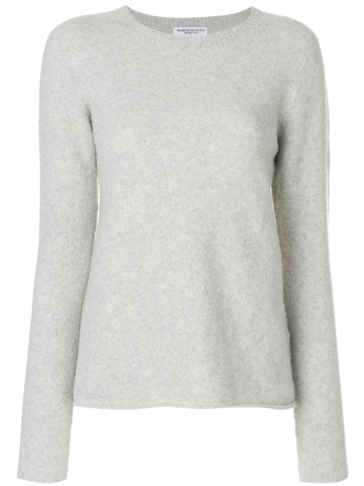 Majestic Filatures Crew Neck Jumper - Grey
