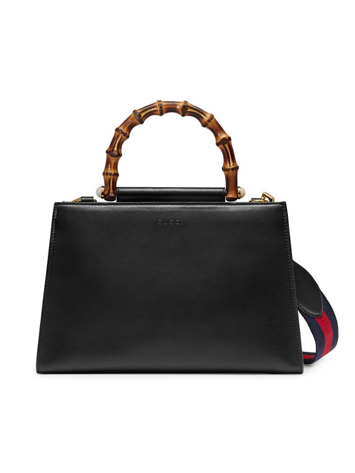 Gucci Gucci Nymphaea Small Top Handle Bag - Black