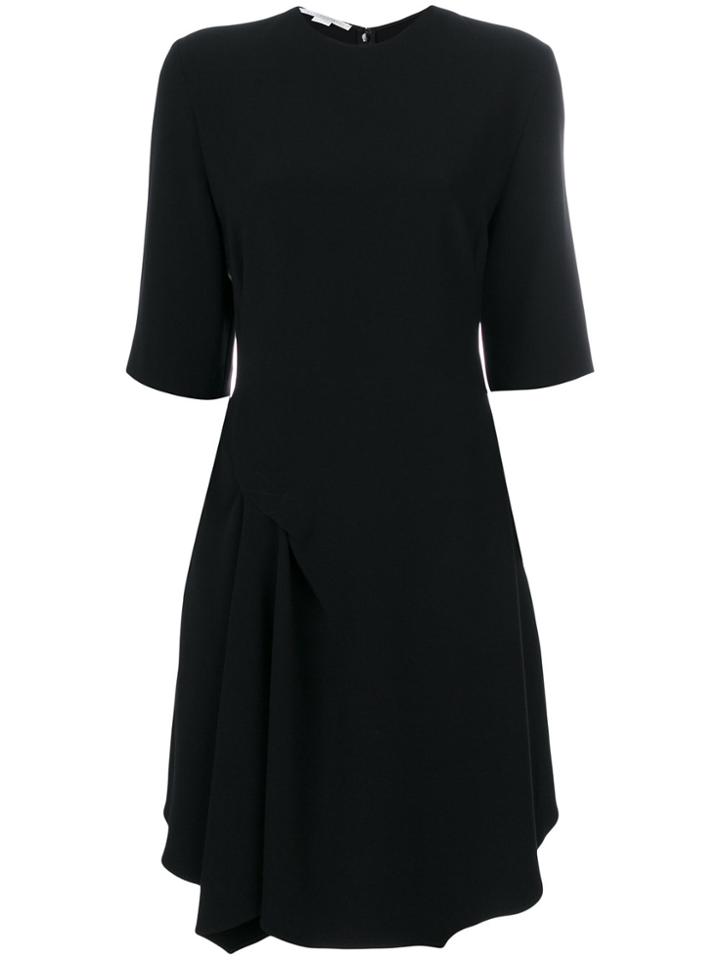 Stella Mccartney Pleated Detail Dress - Black