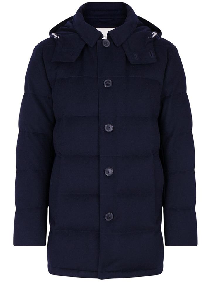 Mackintosh Navy Storm System Wool Down Jacket Gd-001 - Blue