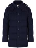 Mackintosh Navy Storm System Wool Down Jacket Gd-001 - Blue