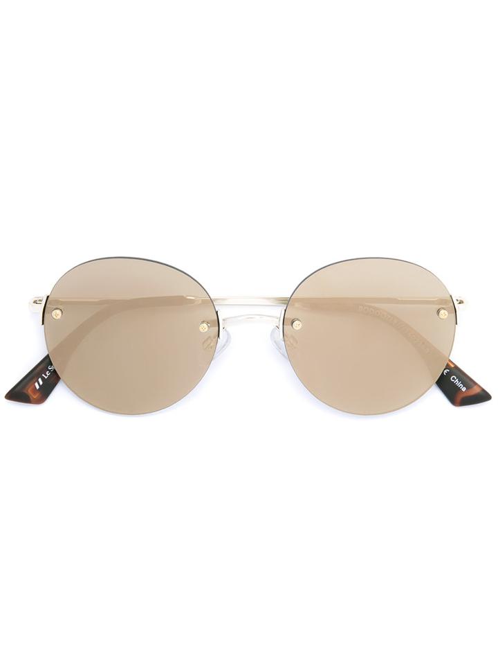 Le Specs - Bodoozle Sunglasses - Women - Plastic - One Size, Grey, Plastic