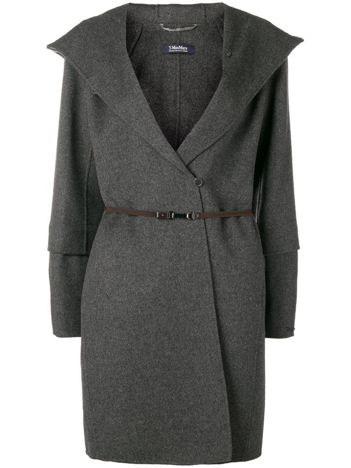 's Max Mara Belted Coat - Grey