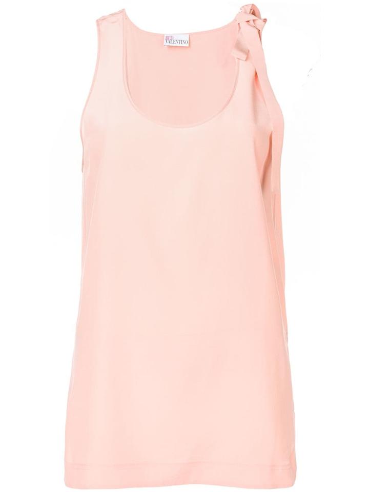 Red Valentino Silk Tank Top - Pink