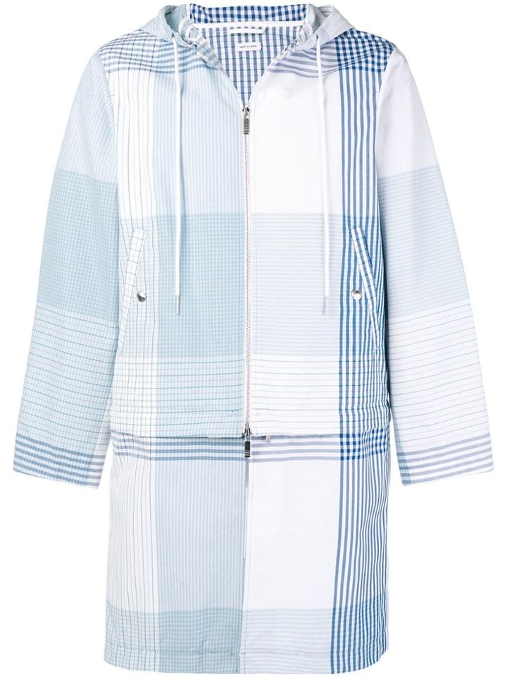 Thom Browne Fun-mix Check Detachable Swim Parka - Multicolour