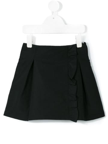 Simonetta - A-line Skirt - Kids - Cotton/polyester - 10 Yrs, Black