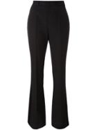 Saint Laurent Satin Stripe Smoking Trousers, Women's, Size: 42, Black, Silk/cotton/viscose/wool