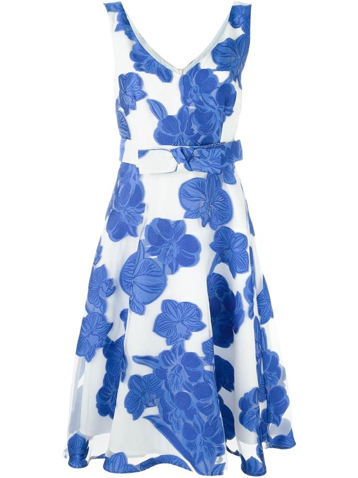 P.a.r.o.s.h. Paramore Dress, Women's, White, Polyester/silk/polyamide/polyamide