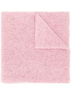 Joseph Tweed Shawl Scarf - Pink