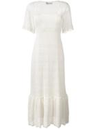 Red Valentino Lace Maxi Dress, Women's, Size: Small, Nude/neutrals, Cotton/polyamide/polyester/viscose