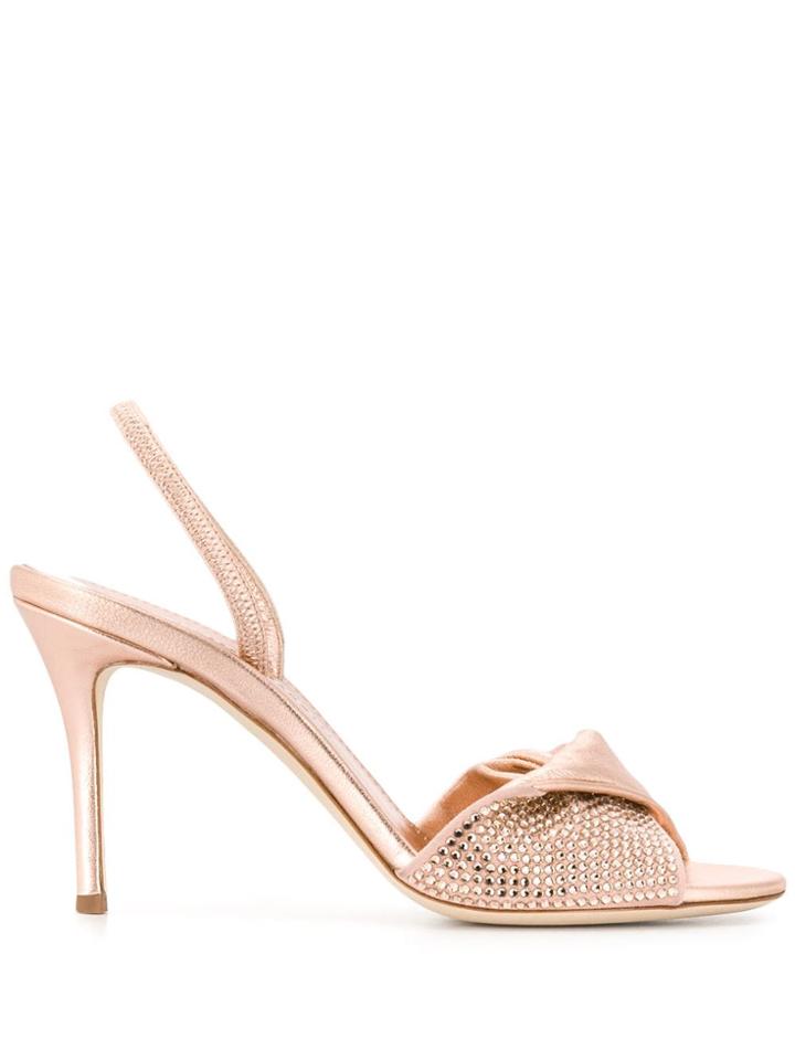 Giuseppe Zanotti Kellen Metallic Pumps - Pink