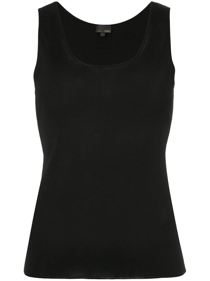 Fendi Vintage Sleeveless Top - Black