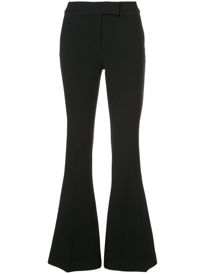 Rachel Zoe Flared Tailored Trousers - Black