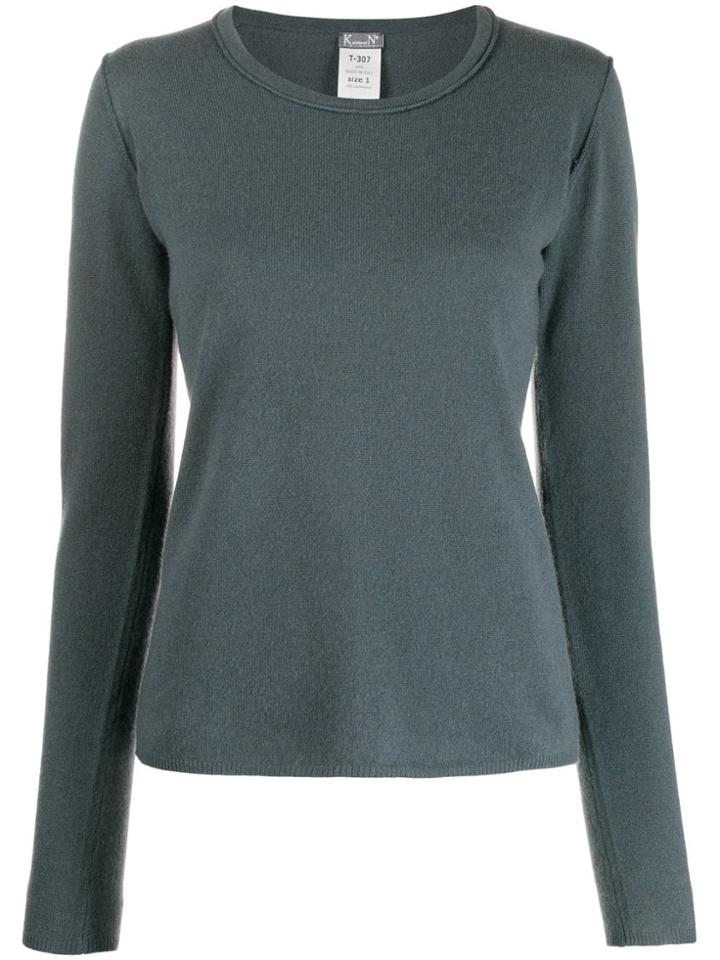 Kristensen Du Nord Reverse Seam Jumper - Blue