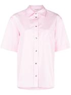 Helmut Lang Short-sleeve Fitted Shirt - Pink