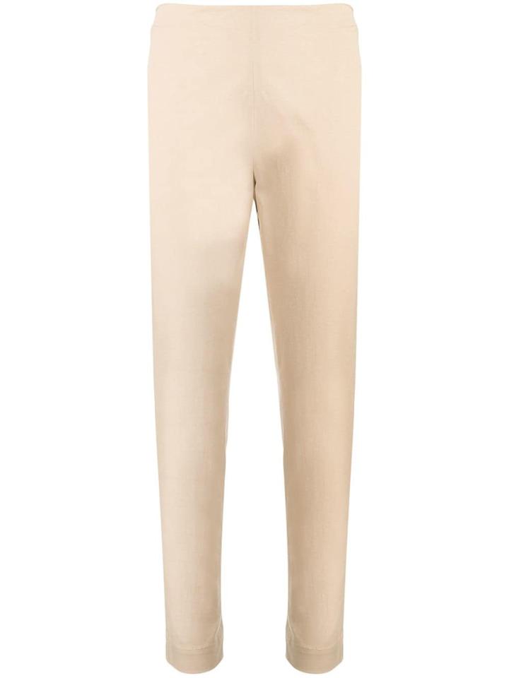 Lorena Antoniazzi Beige Slim Fit Trousers - Neutrals