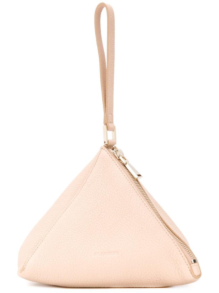 Jil Sander Zip Clutch Bag - Neutrals
