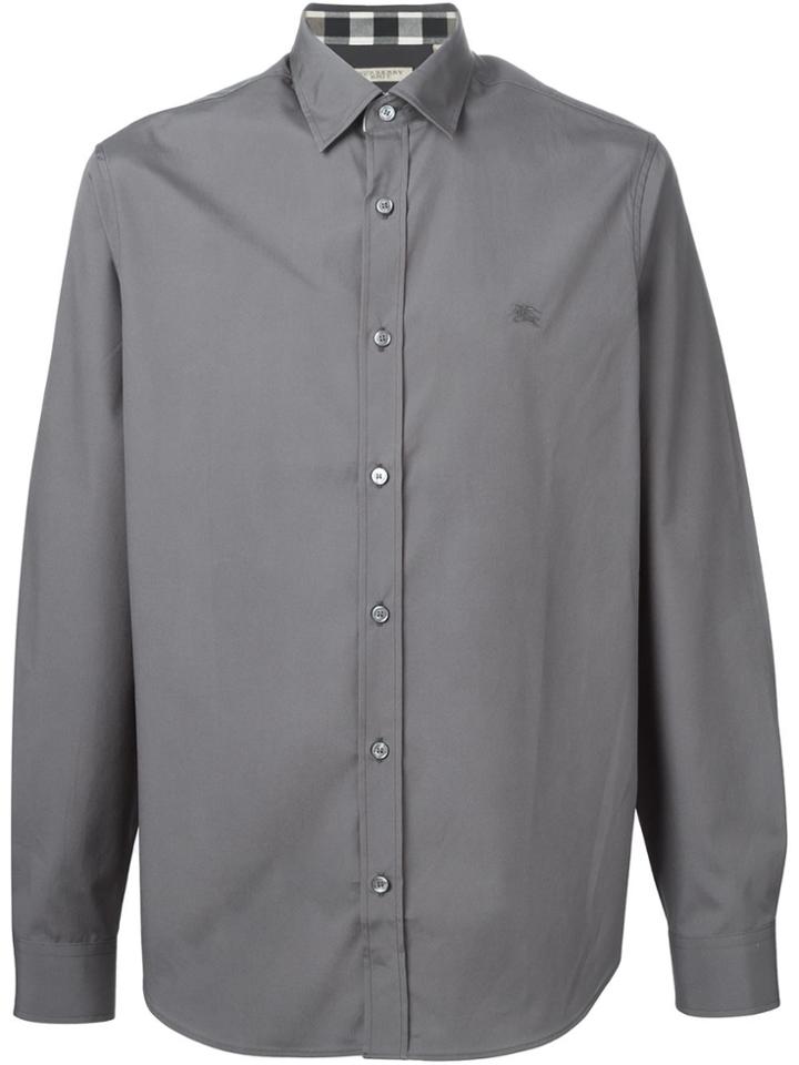 Burberry Long-sleeved Shirt - Grey