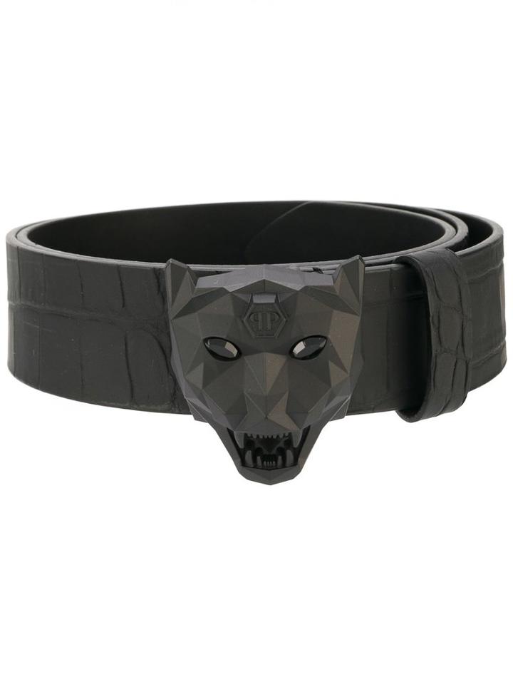 Philipp Plein - 'only' Belt - Men - Leather - 105, Black, Leather