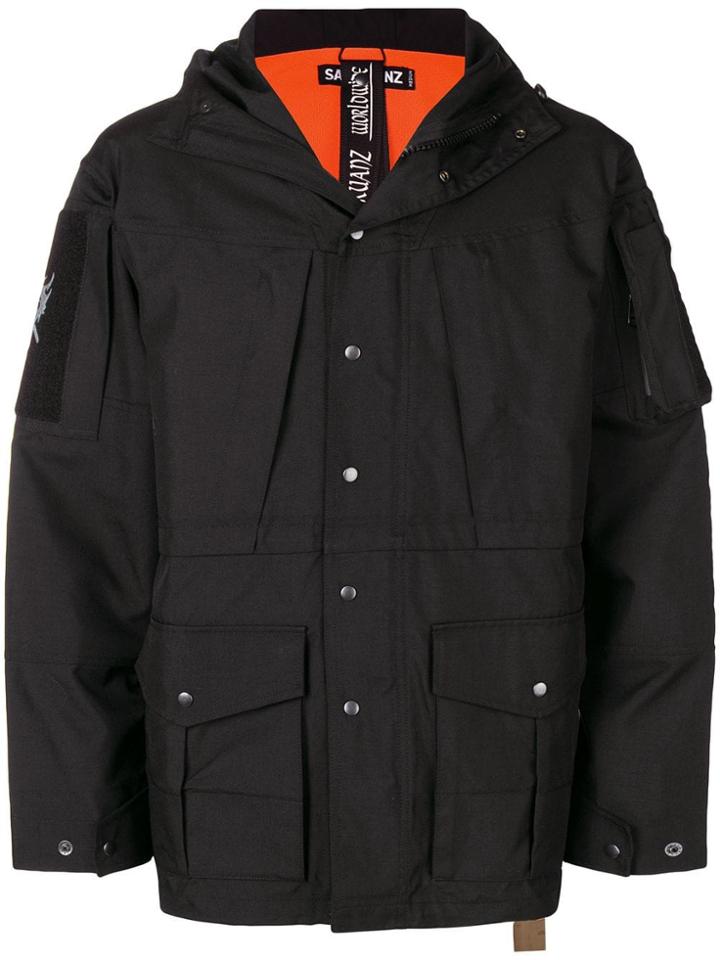 Sankuanz Hooded Coat - Black