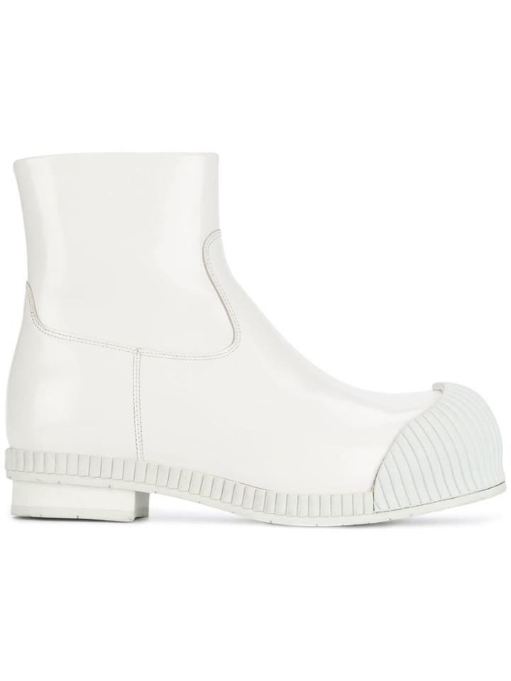 Calvin Klein 205w39nyc Rubber Toe Ankle Boots - White