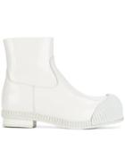 Calvin Klein 205w39nyc Rubber Toe Ankle Boots - White