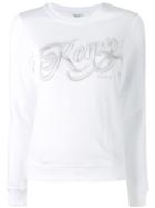 Kenzo - Logo Knitted Top - Women - Cotton - L, White, Cotton