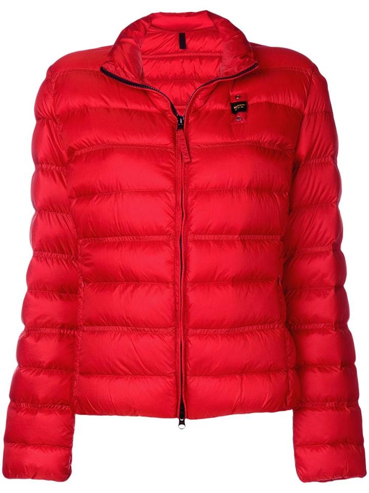 Blauer Short Padded Jacket - Red