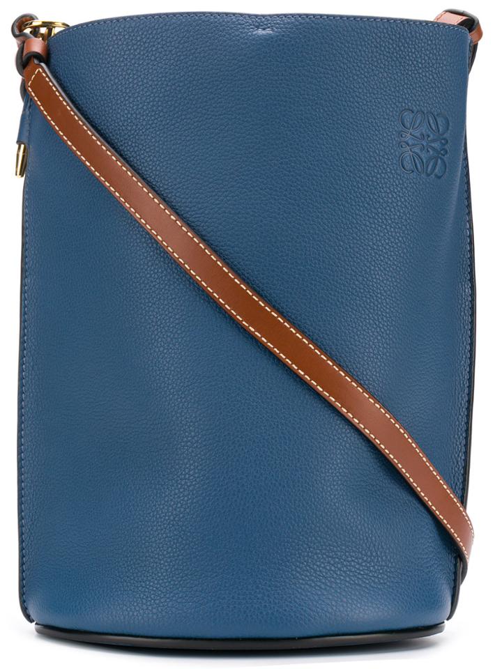 Loewe Gate Bucket Bag - Blue