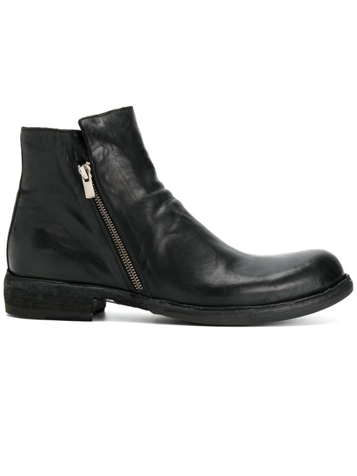Officine Creative Zipped Boots - Blue