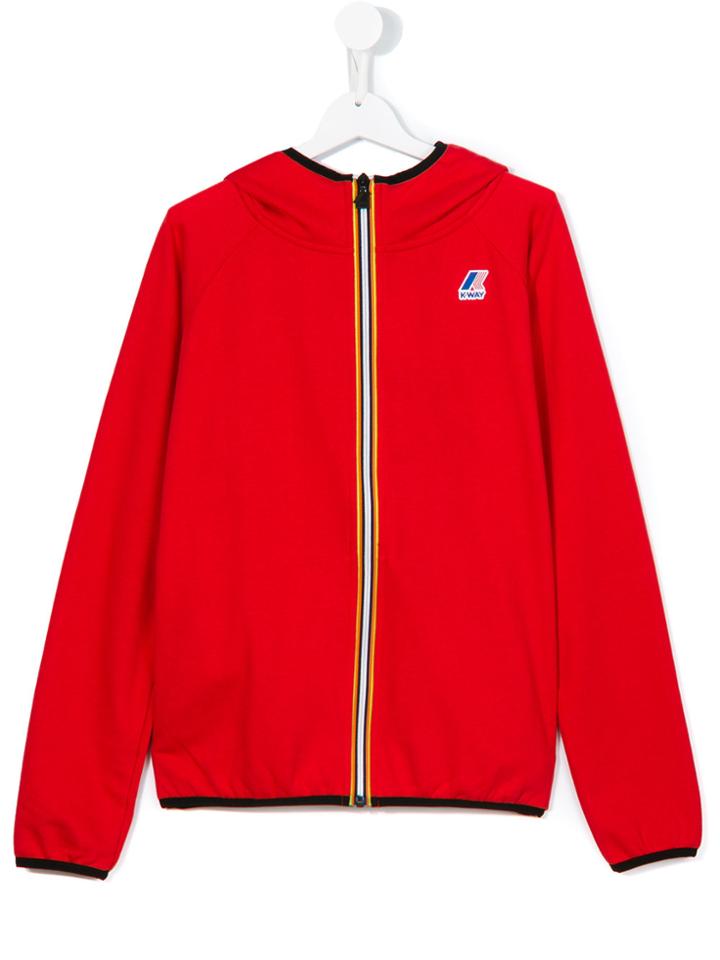 K Way Kids Teen Le Vrai 3.0 Jacket - Red