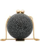 Marzook Black Swarovski Crystal Sphere Clutch