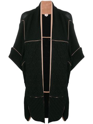 Kenzo Vintage Short Sleeve Cardigan - Black