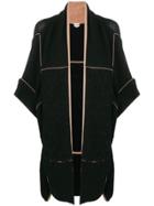 Kenzo Vintage Short Sleeve Cardigan - Black