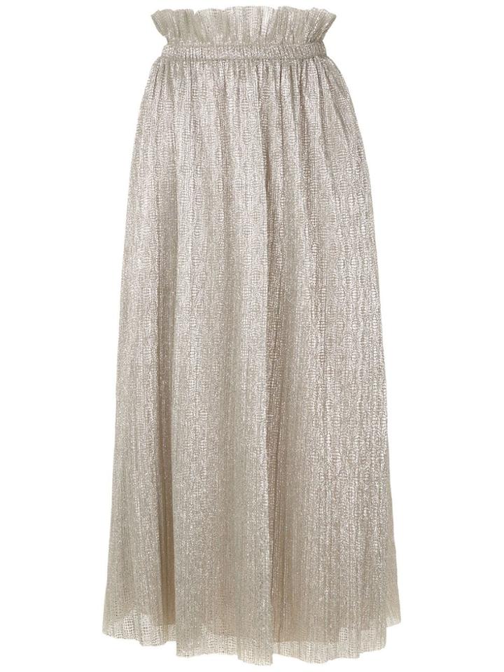 Nk Lurex Midi Skirt - Metallic