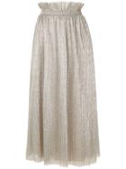 Nk Lurex Midi Skirt - Metallic